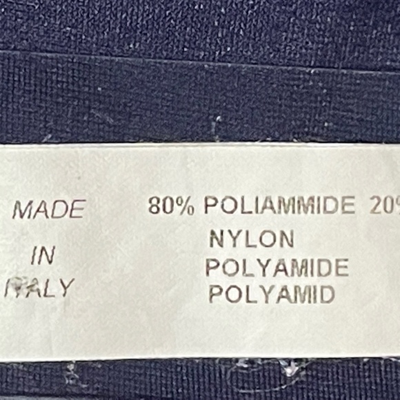 Nefer Teddy Body Suit. Made in Italy. Size 38D Dark Blue with snap crotch - Picture 5 of 16